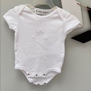 0-3 Christening onesie